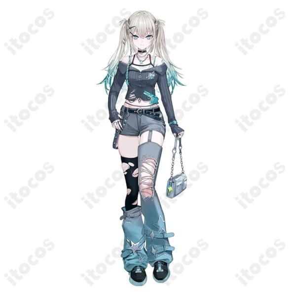 にじさんじ ゲーマーギャル風コスプレ衣装。通気性◎で高再現、イベント・撮影に最適