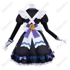 原神メイド風コスプレ衣装｜華やかな9点セットで撮影映えする上品な装い - 3枚目の画像（サムネイル）