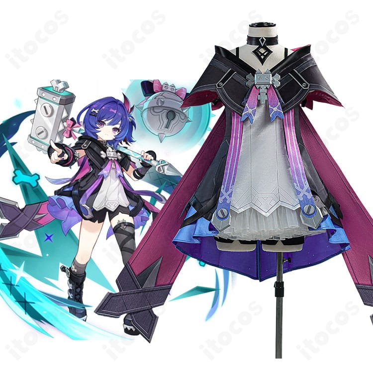 原神 プルーネのキャラクタービジュアルと衣装デザインの参考イメージ
