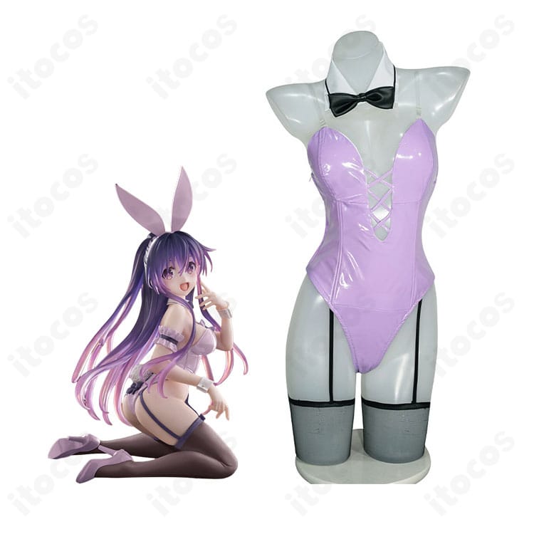 夜刀神十香 バニーver.コスプレ衣装のキャラクターイメージと衣装全体