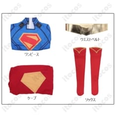 スーパーガール／カーラ・ゾー＝エル コスプレ 通気性良好で映えるスタンダードスーツ4点セット - 5枚目の画像（サムネイル）