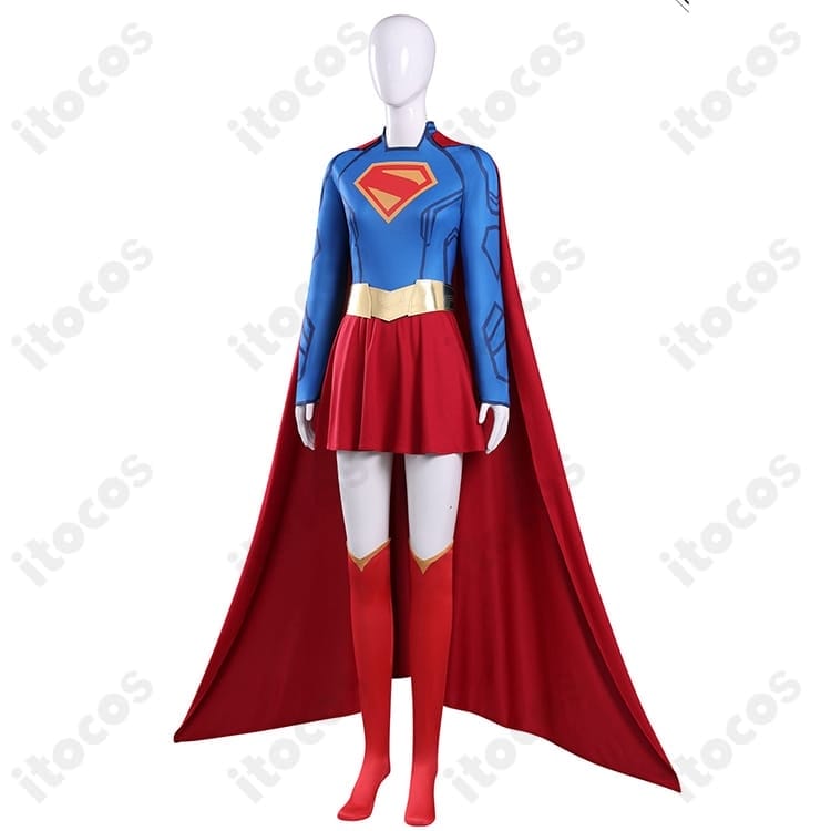 スーパーガール／カーラ・ゾー＝エル コスプレ 通気性良好で映えるスタンダードスーツ4点セット - 2枚目の画像
