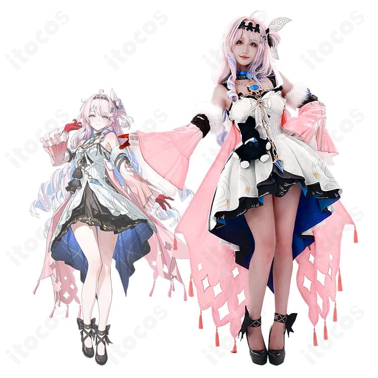 鳴潮 ダーニャ 通常衣装のキャラクタービジュアルと衣装セット全景