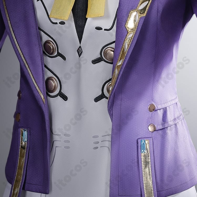 鳴潮 エイメス 制服 コスプレ衣装 高再現で上品、長時間イベントでも快適な着用感 - 4枚目の画像
