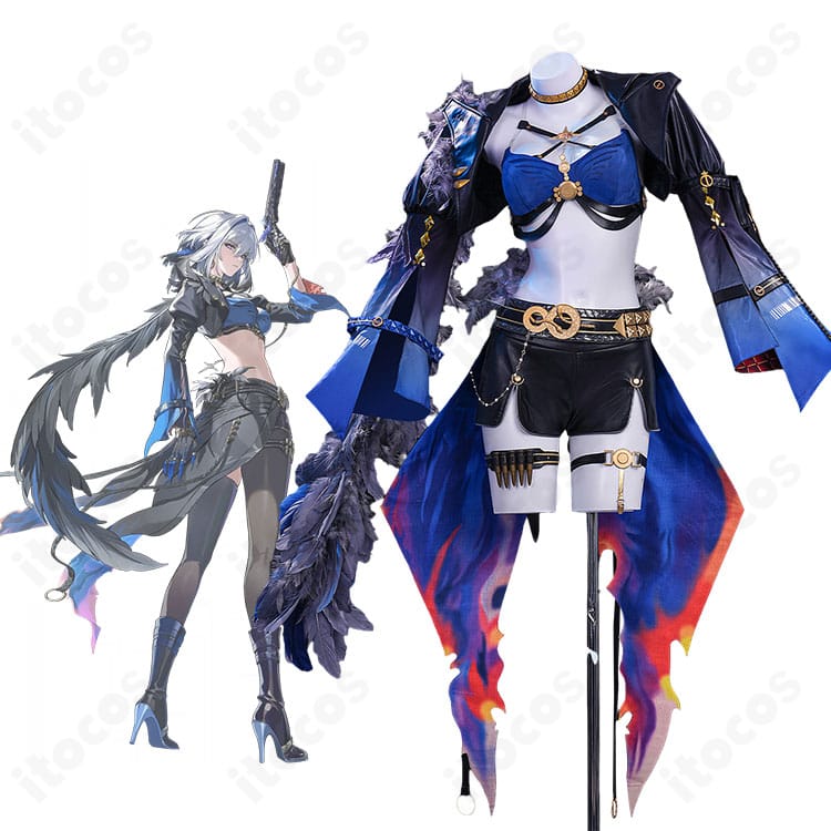 鳴潮のガルブレーナをイメージしたコスプレ衣装の全身イメージ