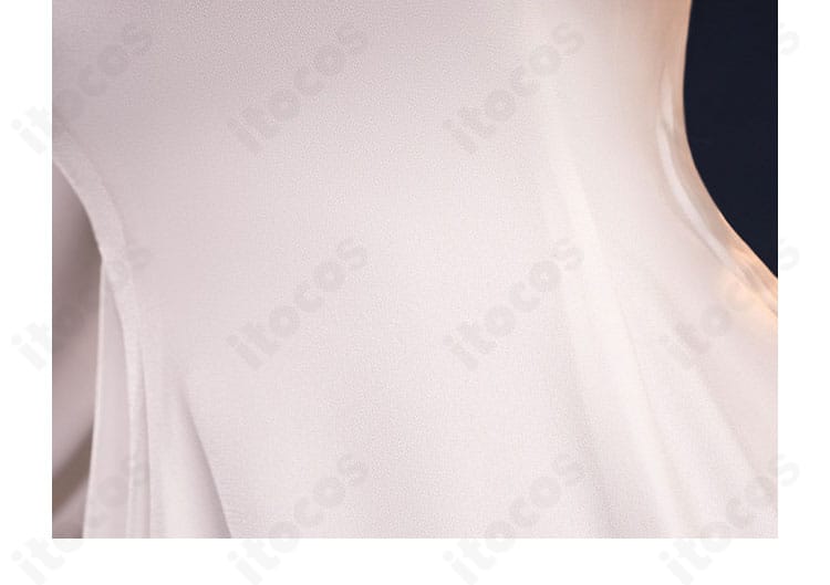 鳴潮 フローヴァ 過去Ver.白ドレスの腰まわりディテール