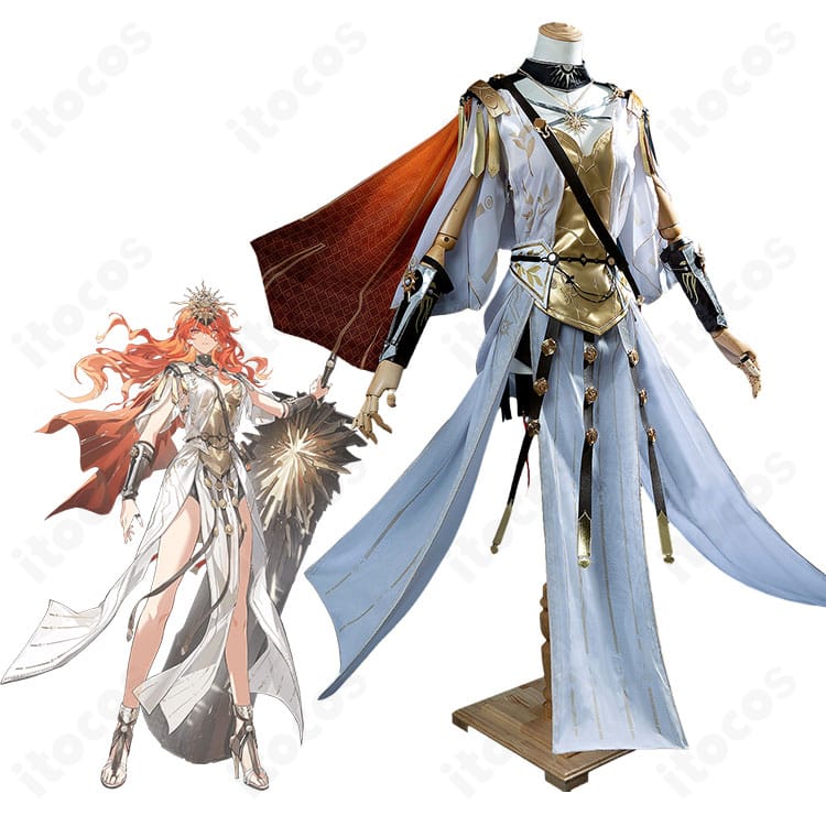 『鳴潮』オーガスタのファンタジードレス風コスプレ衣装を着用した人物イメージ
