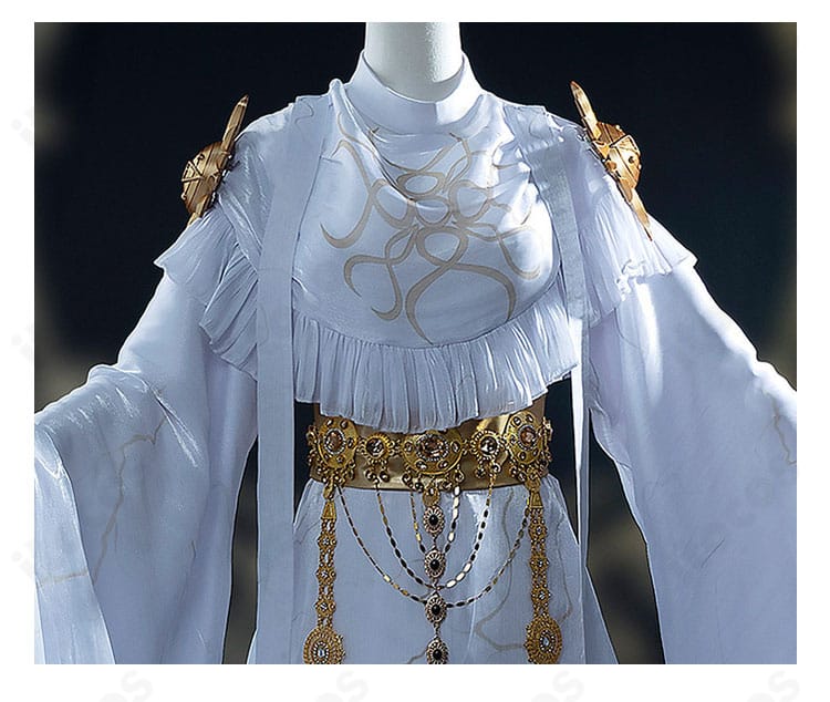 ジョゼフ「恒久の光」コスプレ衣装の襟元と縁取りのディテール
