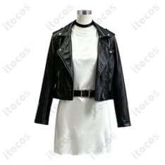 スーパーの裏でヤニ吸うふたり 田山の私服風ワンピース＆ジャケット衣装 - 1枚目の画像（サムネイル）