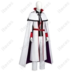 Re:ゼロから始める異世界生活 ユリウス・ユークリウス 白マント騎士服コスプレ衣装 - 2枚目の画像（サムネイル）