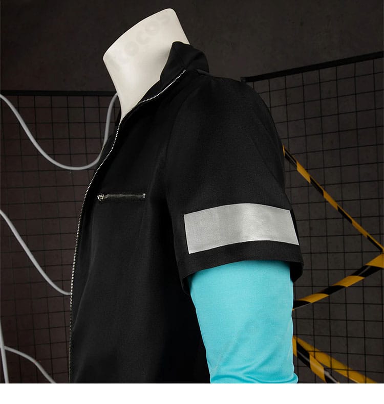 獄寺隼人 修業風景ver.ジャケットの肩部分と縫製ライン