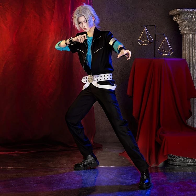 家庭教師ヒットマンREBORN！獄寺隼人 修業風景ver.再現重視コスプレ衣装 - 4枚目の画像