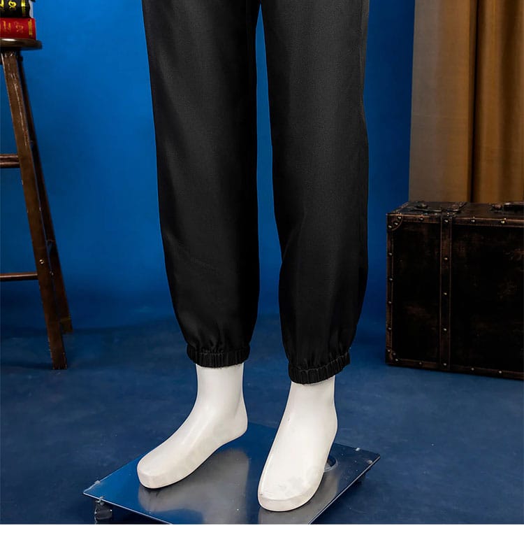 双城厳一コスプレ衣装のパンツに施された装飾ディテール