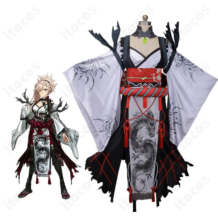 Fate/Samurai Remnant 宮本武蔵バーサーカー衣装のキャラクターイメージと全身コスチューム