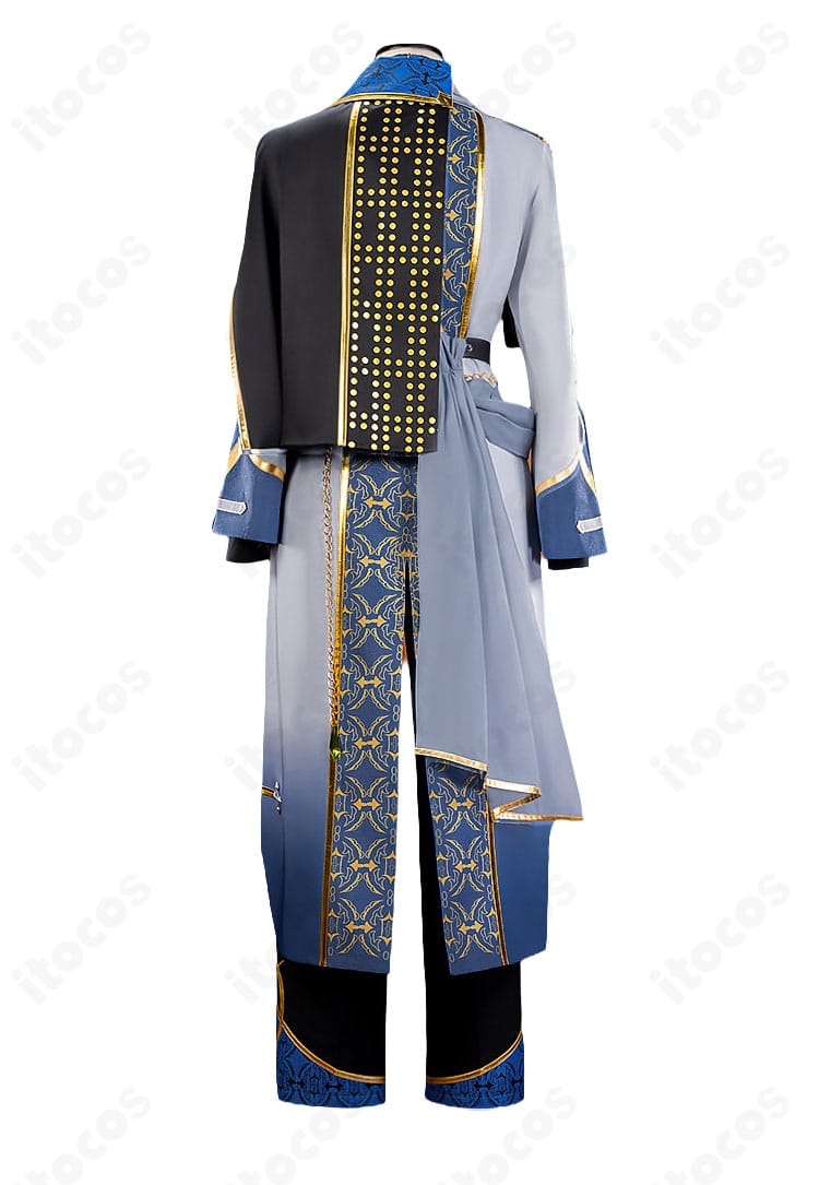 あんさんぶるスターズ!!衣更真緒コスプレ衣装のケープとジャケットの背面デザイン