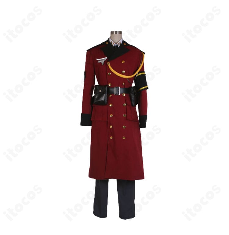 ドールズフロントラインのカリーナ用グリフィン制服コスプレ衣装の正面全体