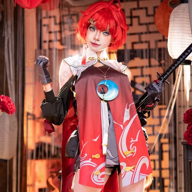 鳴潮・丹瑾の侠客風コスプレ衣装｜軽やかな着用感で撮影映えを演出 - 3枚目の画像