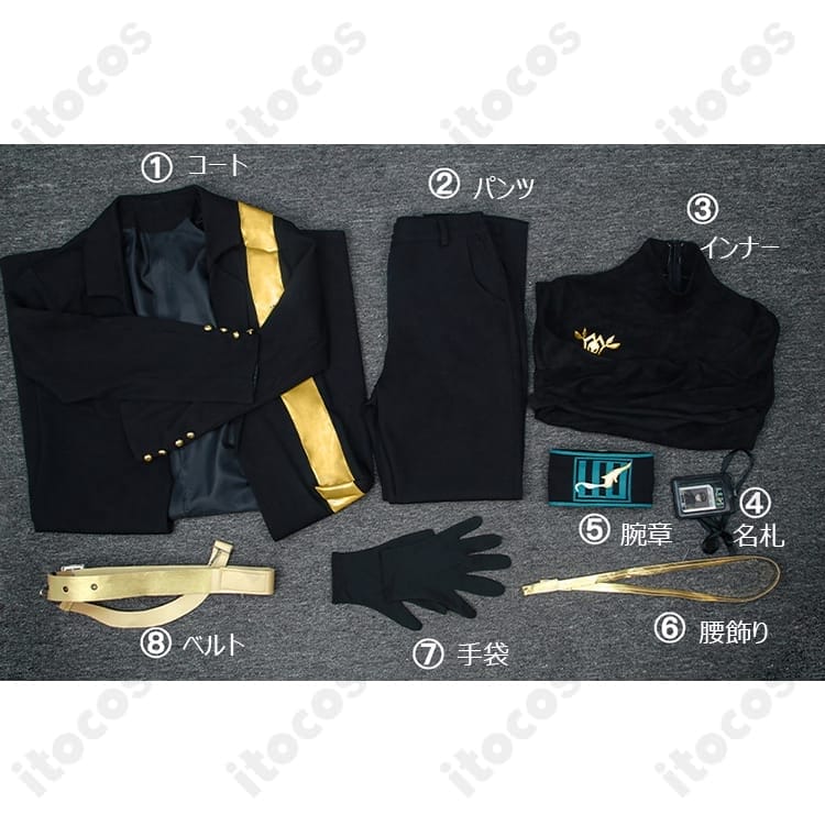 Limbus Company ヴェスパ・クラブロ コスプレ衣装｜端正なコートセット - 5枚目の画像