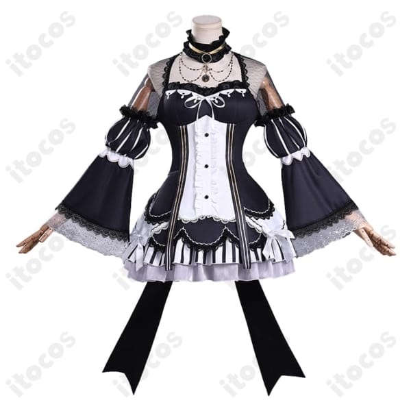 魔法少女ノ魔女裁判・佐伯ミリアの華やかで上品なコスプレワンピース衣装