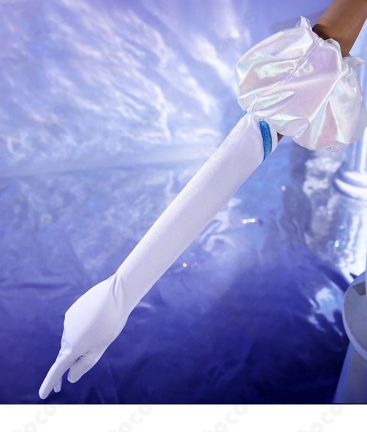 超絶最かわてんしちゃん天使風コスプレ衣装のアームカバー装飾ディテール