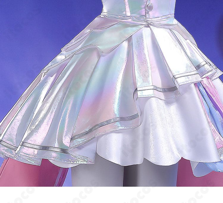 超絶最かわてんしちゃん天使風コスプレ衣装のスカート裾装飾ディテール