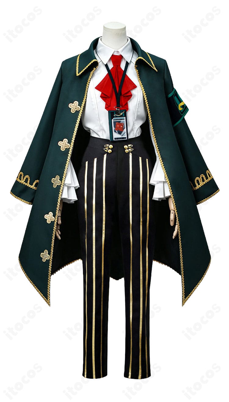 Limbus Company モーゼス コスプレ衣装のロングコート正面デザイン