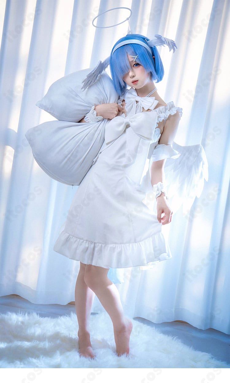 Sweet Angel ver.コスプレ衣装の裾飾りとスカートデザイン詳細