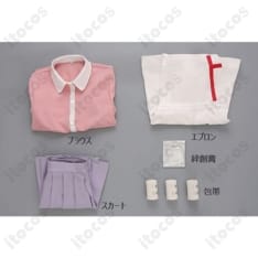 スーパーダンガンロンパ2 罪木蜜柑 通常衣装コスプレ｜上品ナース風セット - 4枚目の画像（サムネイル）