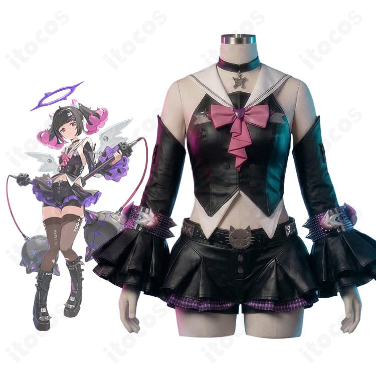ゼンレスゾーンゼロ 南宮羽 ラプソディ・ミューズのアイドル風コスプレ衣装を着用した全身イメージ