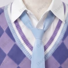 にじさんじ 小柳ロウ ぎゃうるふ うるふver.を再現するアーガイルコスプレ衣装 - 3枚目の画像（サムネイル）