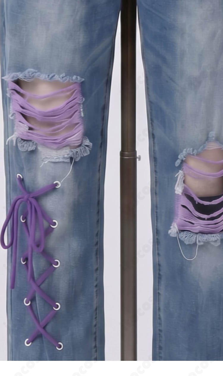 小柳ロウ ぎゃうるふ うるふ ver.コスプレ衣装のパンツ装飾ディテール