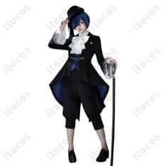 黒執事 シエル・ファントムハイヴの上品なフォーマルコスプレ衣装セット - 7枚目の画像（サムネイル）
