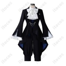 黒執事 シエル・ファントムハイヴの上品なフォーマルコスプレ衣装セット - 1枚目の画像（サムネイル）