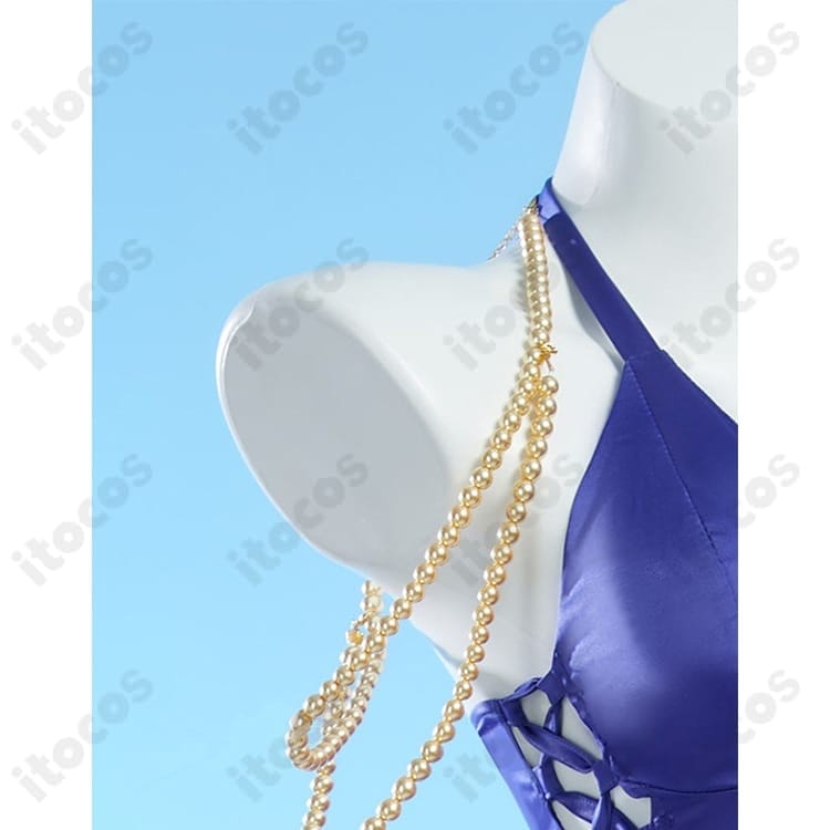 ONE PIECE ナミ ゾウ編パープルドレス｜上品に映えるコスプレ衣装 - 4枚目の画像