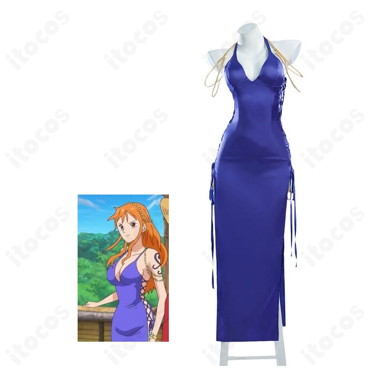 ONE PIECE ゾウ編 ナミのパープルドレスを着用したキャラクターイメージ