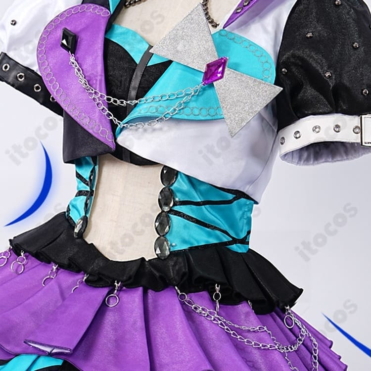 東堂シオン ベイビーモンスターサイリウムコーデ高再現コスプレ衣装 - 5枚目の画像