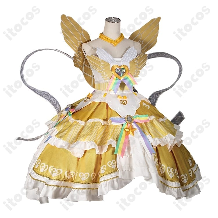 プリパラ 真中らぁら 神ドレスコーデ コスプレ衣装｜王冠と羽根で高再現 - 2枚目の画像