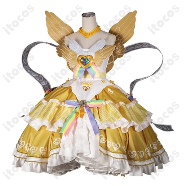プリパラ 真中らぁら 神ドレスコーデ コスプレ衣装｜王冠と羽根で高再現