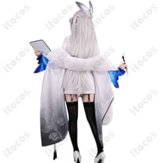 勝利の女神：NIKKE シラツル デフォルト衣装｜ファーショールで映える上品コスプレ - 2枚目の画像（サムネイル）
