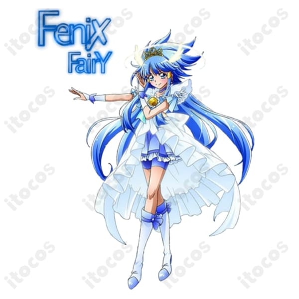 スマイルプリキュア！青木れいかの華やかなプリンセスフォームコスプレ衣装