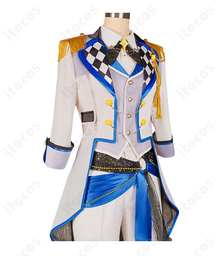 プロジェクトセカイ KAITO アトラクティブコート衣装のサイドシルエット