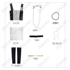 ガチアクタ セミュ・グライア コスプレ衣装｜軽やかに再現するモノトーンスタイル - 5枚目の画像（サムネイル）