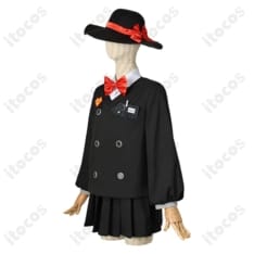 Limbus Company ファウスト囚園児風コスプレ衣装｜帽子付き黒学園風セット - 2枚目の画像（サムネイル）