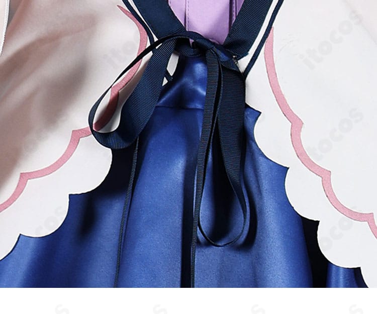 飛鳥湊 私服Ver.ピンクカーディガンの前立て紐ディテール
