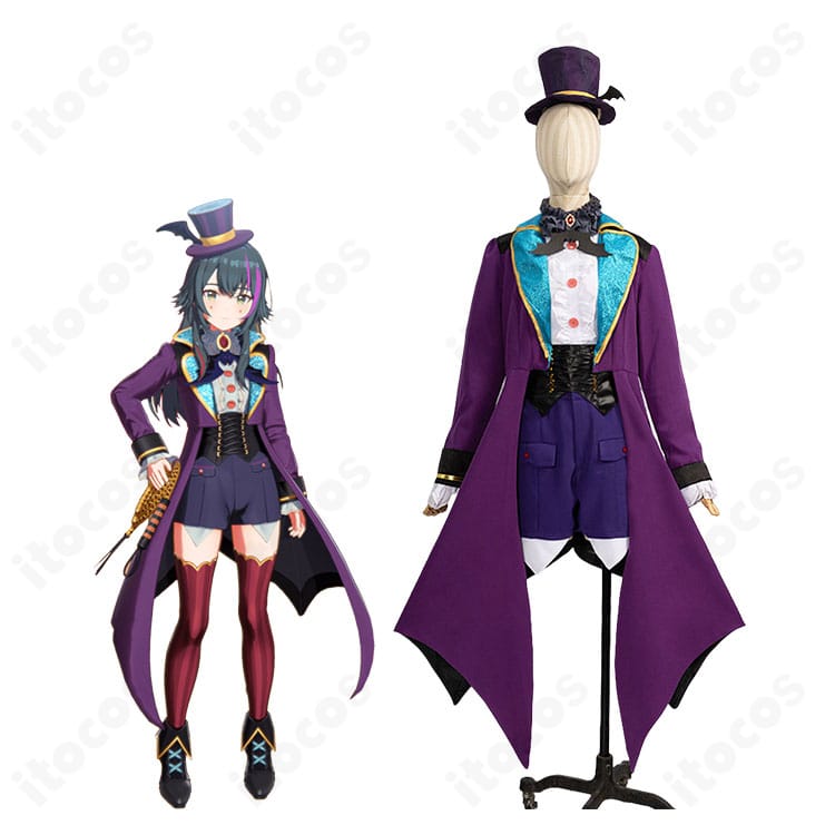 学園アイドルマスター 月村手毬 仮装狂騒曲コスプレ衣装のキャラクターイメージと全身コーディネート