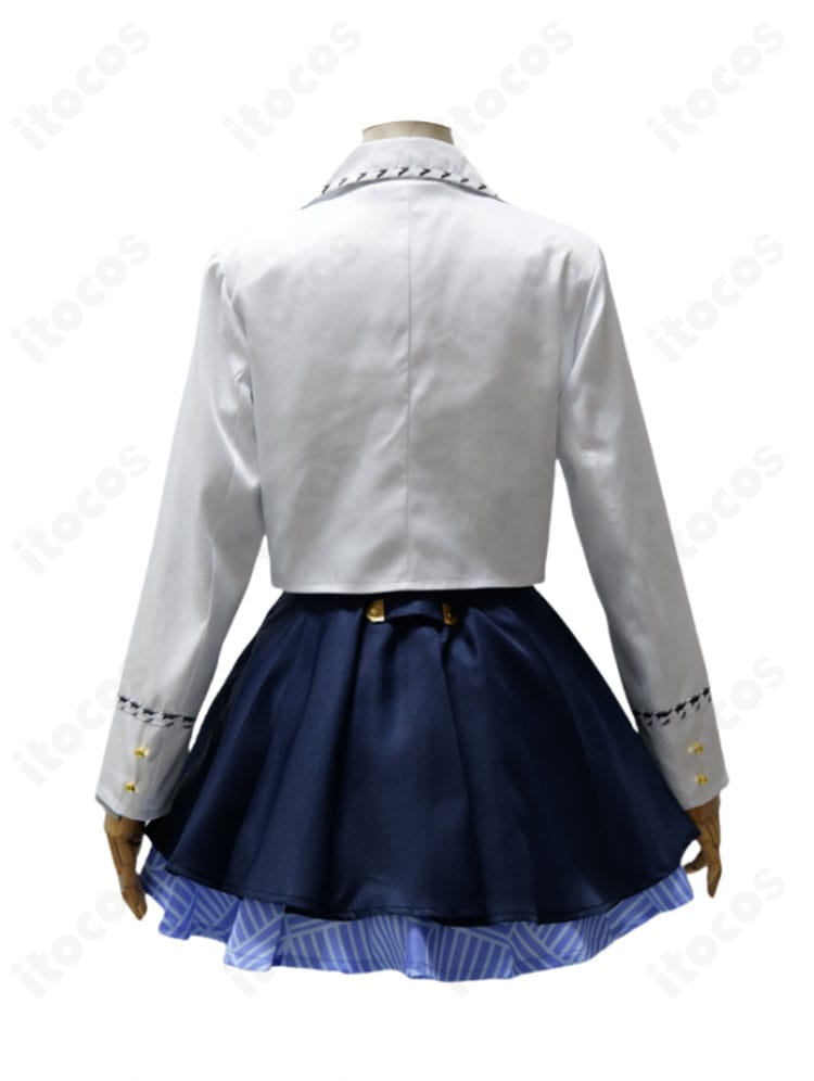 十王星南 初星学園制服コスプレ衣装の背面デザインとジャケットの後ろ姿