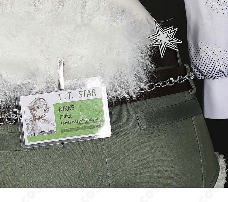 プリバティT.T.STAR衣装に付属する名札のディテール