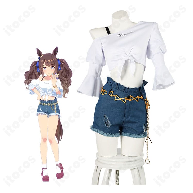 ウマ娘 プリティーダービー トーセンジョーダン 私服Ver.コスプレ衣装のキャラクターイメージと全身コーディネート
