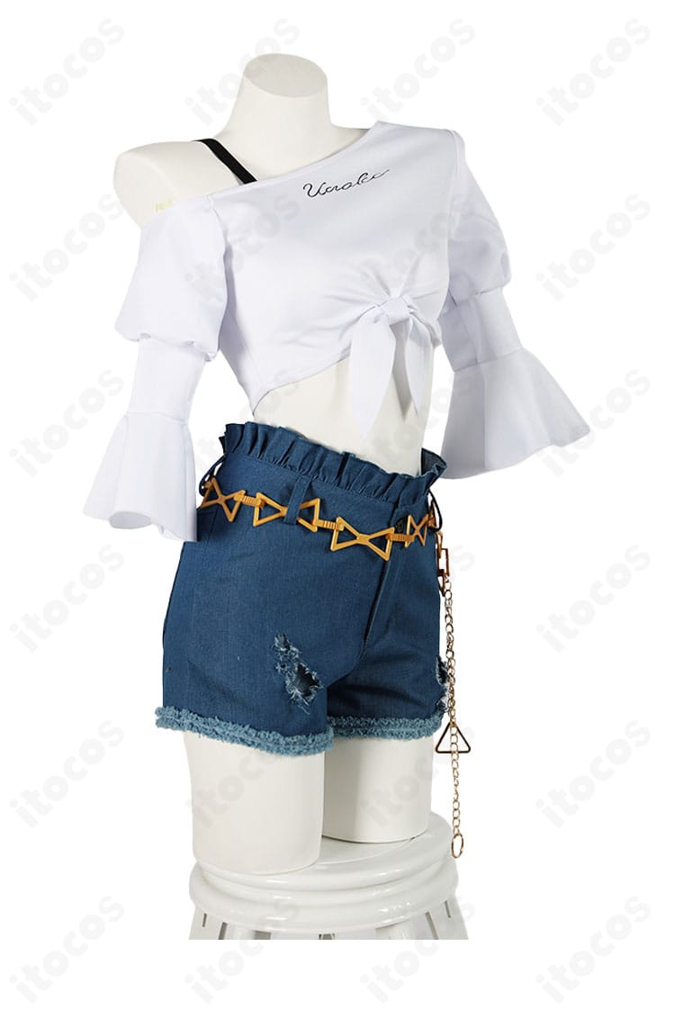 ウマ娘 トーセンジョーダン 私服Ver.コスプレ衣装の軽快なシルエットが分かる側面デザイン