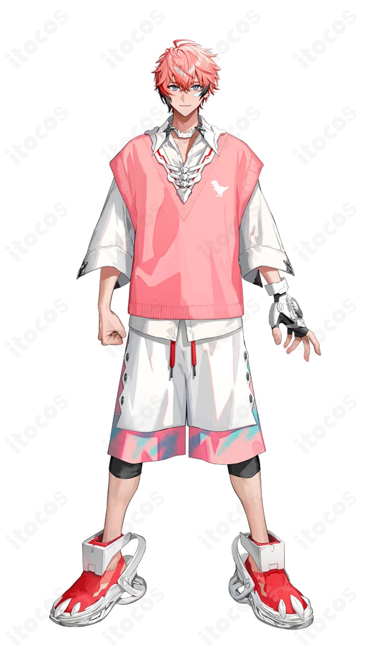 にじさんじ・赤城ウェン通常衣装コスプレの人物着用全身イメージ